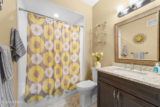 24 Birmingham Ln, Monroe, NJ 08831 - bathroom featuring vanity, toilet, and shower / bath combination with curtain