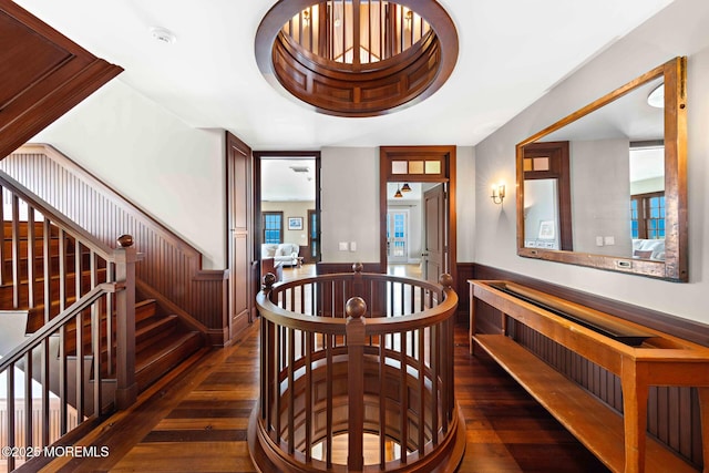425 E Ave, Bay Head, NJ 08742 - dining room with hardwood / wood-style flooring and a wainscoted wall