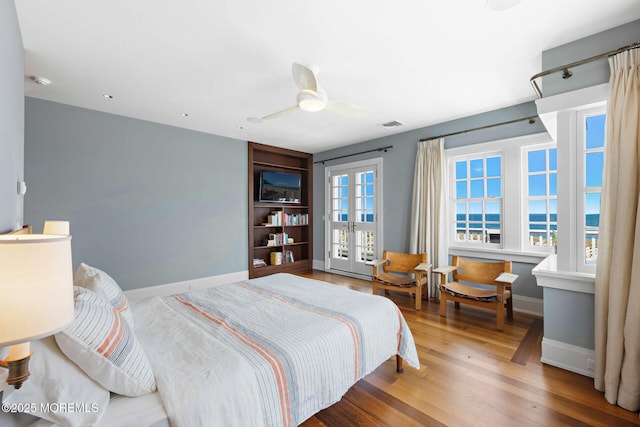 425 E Ave, Bay Head, NJ 08742 - bedroom with wood finished floors and ceiling fan