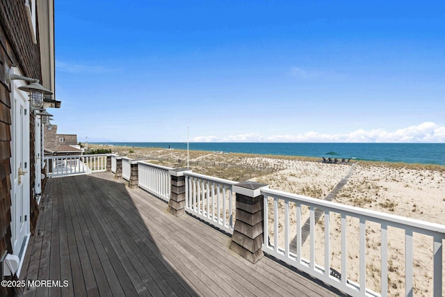 425 E Ave, Bay Head, NJ 08742 - deck with view of water and beach