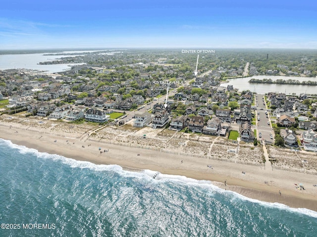 425 E Ave, Bay Head, NJ 08742 - aerial perspective of suburban area featuring unending shoreline