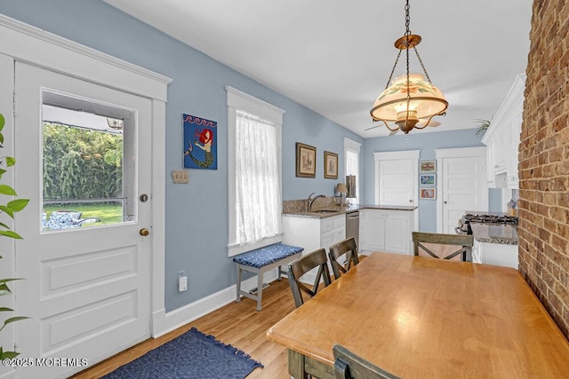 116 Curtis Ave, Manasquan, NJ 08736 - dining room featuring light wood-type flooring and baseboards