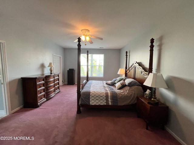 16 Woodstock Ct, Jackson, NJ 08527 - carpeted bedroom featuring ceiling fan and baseboards
