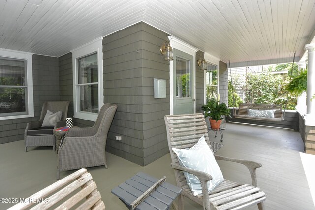 51 Clay St, Fair Haven, NJ 07704 - view of covered porch