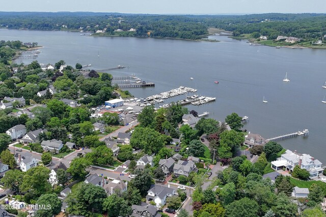 51 Clay St, Fair Haven, NJ 07704 - bird's eye view of a large body of water