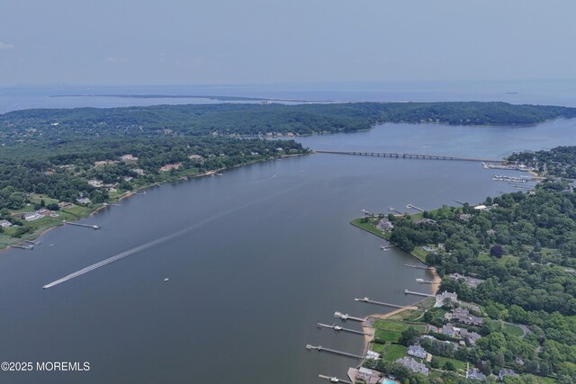 51 Clay St, Fair Haven, NJ 07704 - bird's eye view of a large body of water