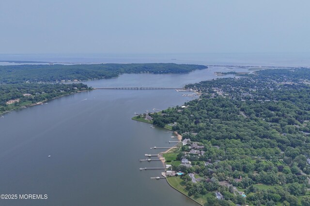 51 Clay St, Fair Haven, NJ 07704 - bird's eye view of a nearby body of water