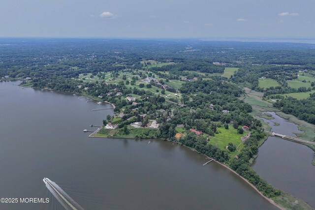 51 Clay St, Fair Haven, NJ 07704 - aerial view of property's location with a nearby body of water