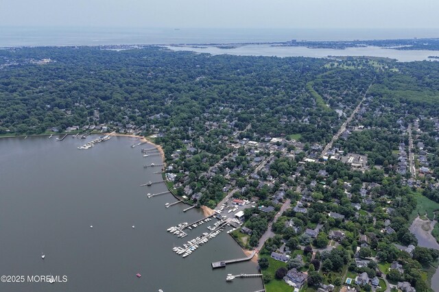 51 Clay St, Fair Haven, NJ 07704 - drone / aerial view of a large body of water