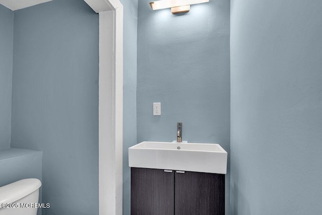 708 7th Ave, Asbury Park, NJ 07712 - half bathroom with toilet and vanity