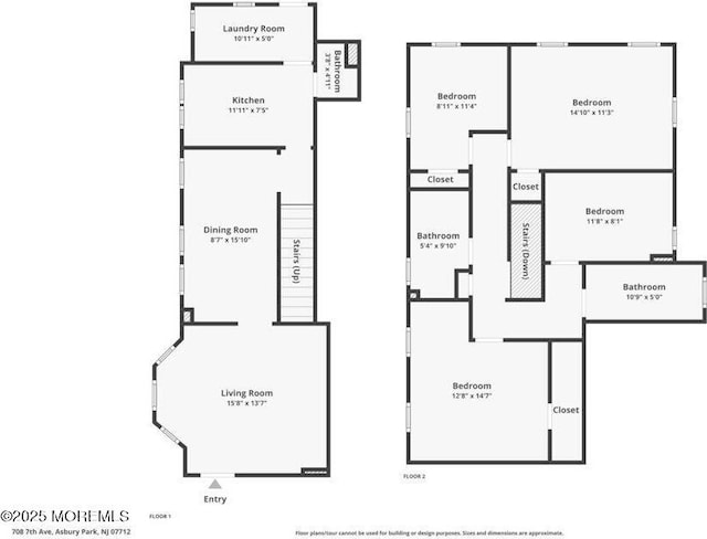 708 7th Ave, Asbury Park, NJ 07712 - property floor plan