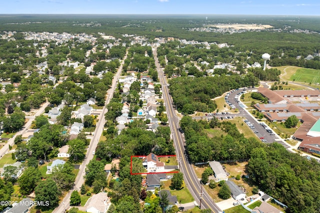 470 Nautilus Dr, Manahawkin, NJ 08050 - aerial view of residential area with property parcel outlined