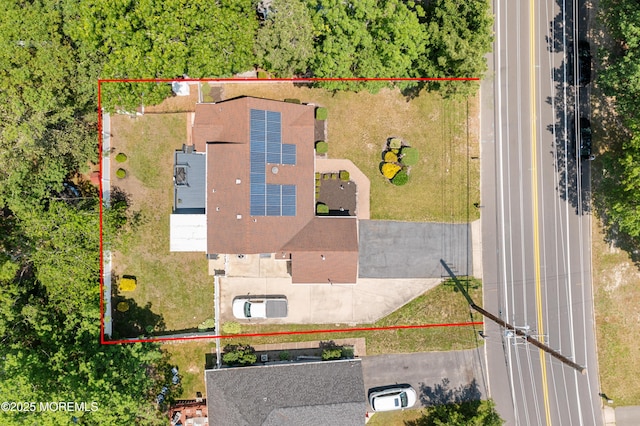 470 Nautilus Dr, Manahawkin, NJ 08050 - aerial view of property's location with property boundaries highlighted