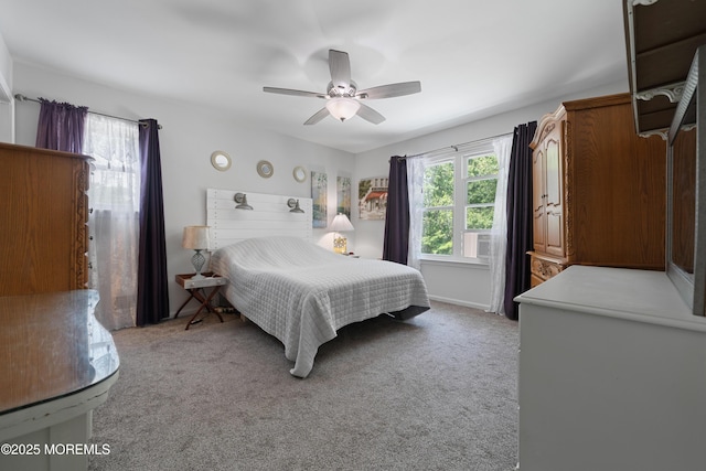470 Nautilus Dr, Manahawkin, NJ 08050 - bedroom with carpet and ceiling fan