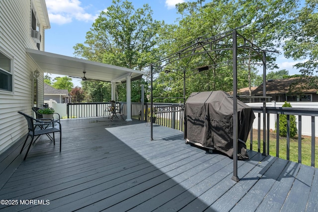470 Nautilus Dr, Manahawkin, NJ 08050 - view of wooden terrace