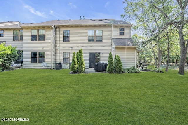 305 Daisy Ct, Jackson, NJ 08527 - back of house with a lawn and central air condition unit