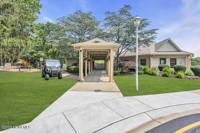 305 Daisy Ct, Jackson, NJ 08527 - view of front of home featuring a front yard and a playground