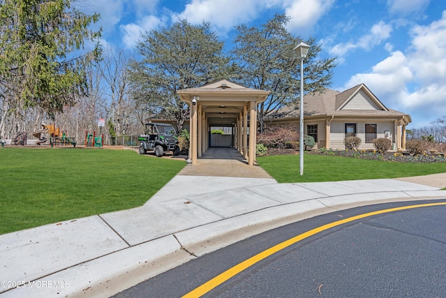 113 Whispering Oaks Way, Jackson, NJ 08527 - view of front of home featuring a front lawn