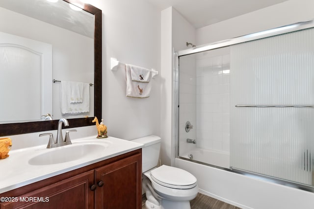 27 Witherspoon Way, Marlboro, NJ 07746 - full bath featuring toilet, vanity, and combined bath / shower with glass door