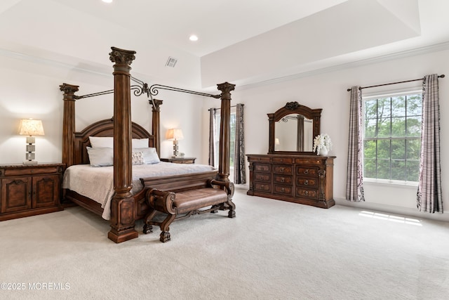 27 Witherspoon Way, Marlboro, NJ 07746 - bedroom with light carpet and recessed lighting