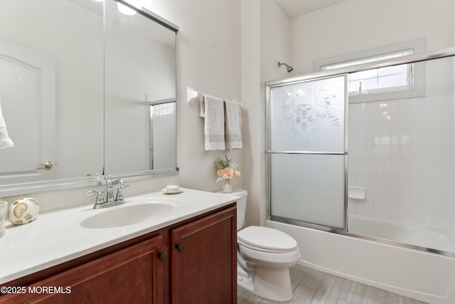 27 Witherspoon Way, Marlboro, NJ 07746 - full bathroom featuring vanity, toilet, and combined bath / shower with glass door