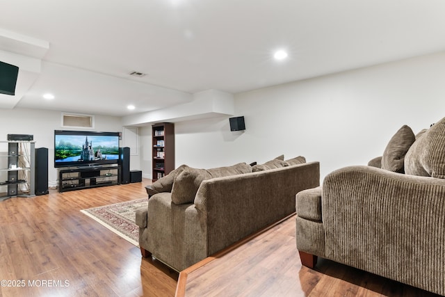27 Witherspoon Way, Marlboro, NJ 07746 - living area featuring wood finished floors and recessed lighting