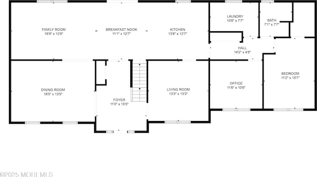 728 Brook Ave, Union Beach, NJ 07735 - home floor plan