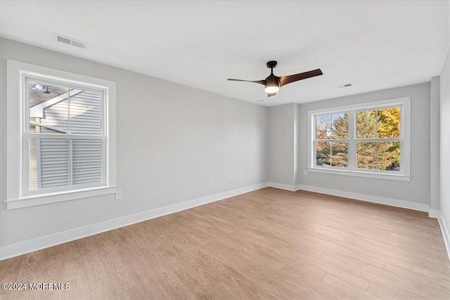 1119 Northstream Pkwy, Point Pleasant, NJ 08742 - empty room featuring light wood finished floors, baseboards, and ceiling fan