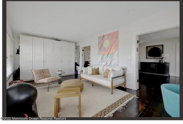 1 S Ocean Ave, Loch Arbour, NJ 07711 - living room with dark wood-style floors
