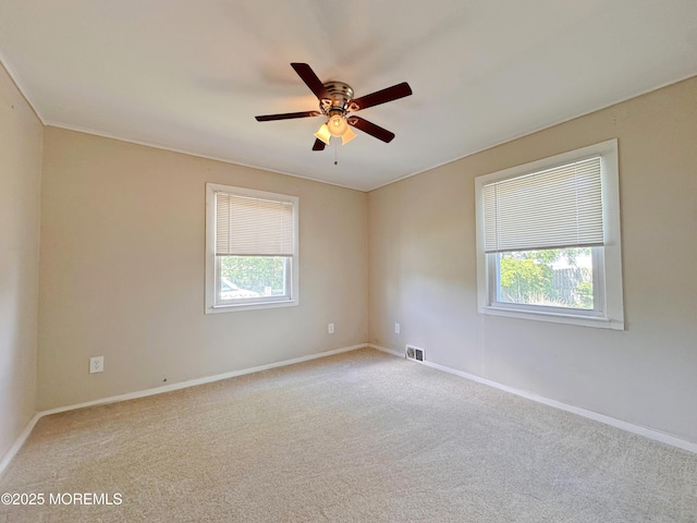 204 W Sylvania Ave, Neptune City, NJ 07753 - carpeted empty room with ceiling fan and baseboards
