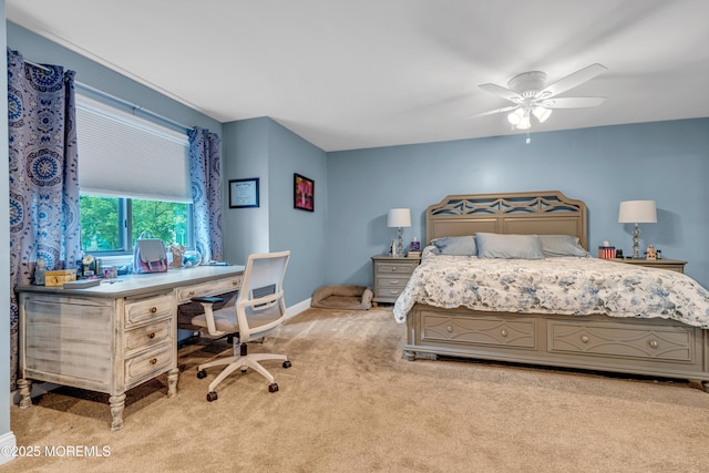 11 Kennedy Ct, Middletown, NJ 07748 - bedroom with light colored carpet, a desk, and baseboards