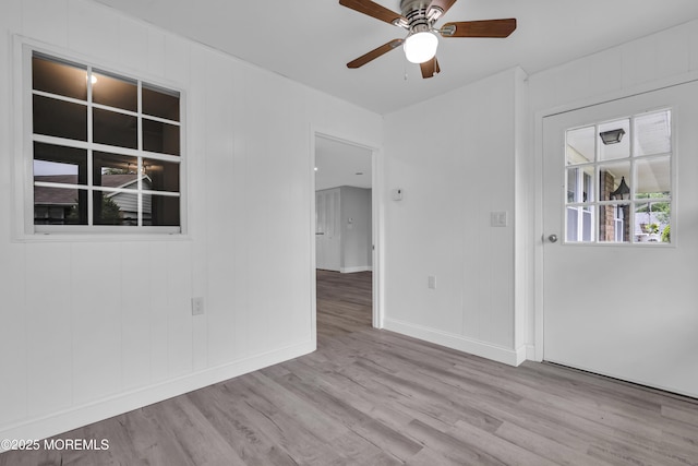 9 Edinburgh Ln Unit D, Manchester, NJ 08759 - spare room featuring wood finished floors, ceiling fan, and baseboards