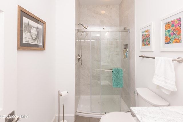 10 English Path, Freehold, NJ 07728 - bathroom with a stall shower and vanity