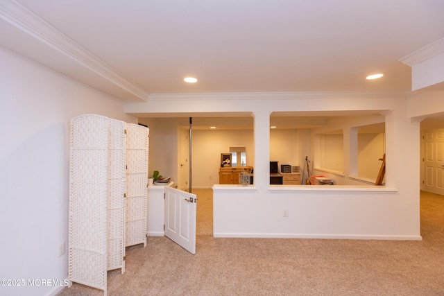 10 English Path, Freehold, NJ 07728 - unfurnished room with carpet floors, ornamental molding, and recessed lighting