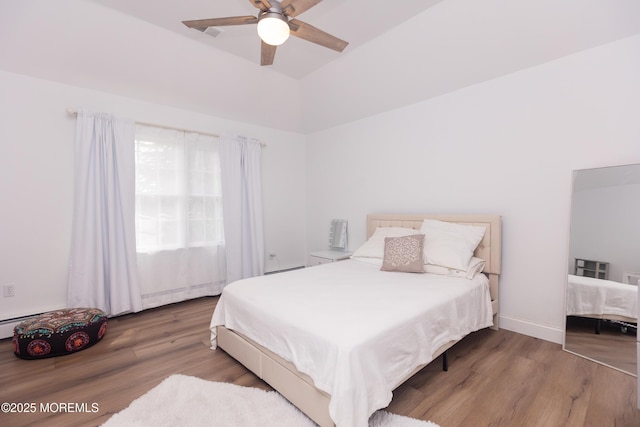 10 English Path, Freehold, NJ 07728 - bedroom with wood finished floors and a ceiling fan
