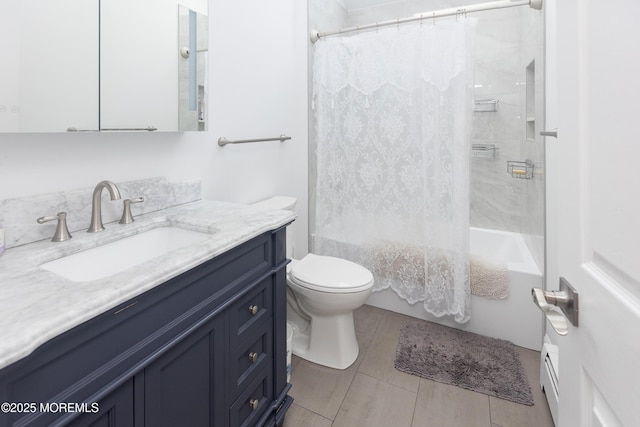 10 English Path, Freehold, NJ 07728 - bathroom with vanity and shower / bath combination with curtain