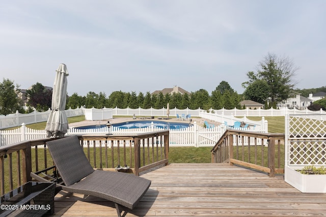 10 English Path, Freehold, NJ 07728 - deck featuring a fenced backyard