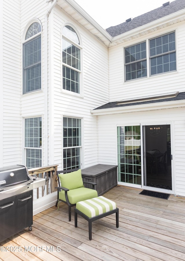 10 English Path, Freehold, NJ 07728 - deck with a grill