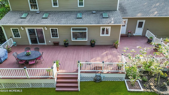 1 Algonquin Dr, Marlboro, NJ 07746 - deck featuring outdoor dining area