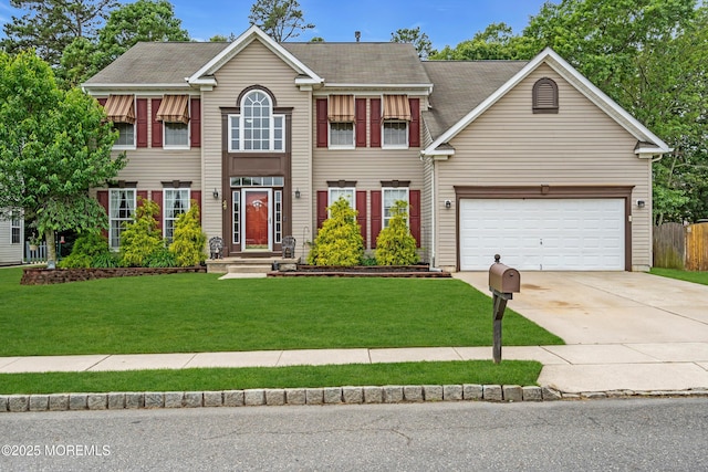 46 Timberline Rd, Bayville, NJ 08721 - colonial-style house with driveway and roof with shingles