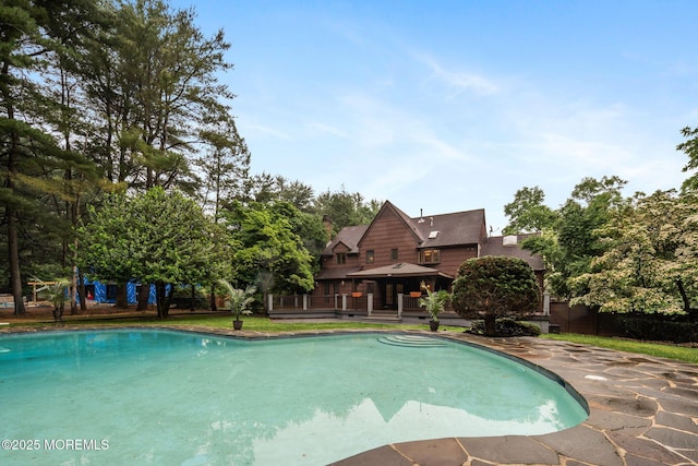 245 Borden Rd, Middletown, NJ 07748 - swimming pool featuring a deck