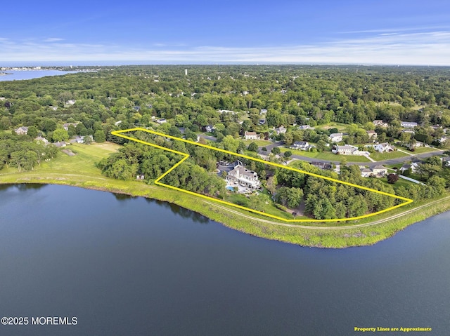 1413 Gully Rd, Wall, NJ 07719 - view of property location featuring property boundaries highlighted and a large body of water