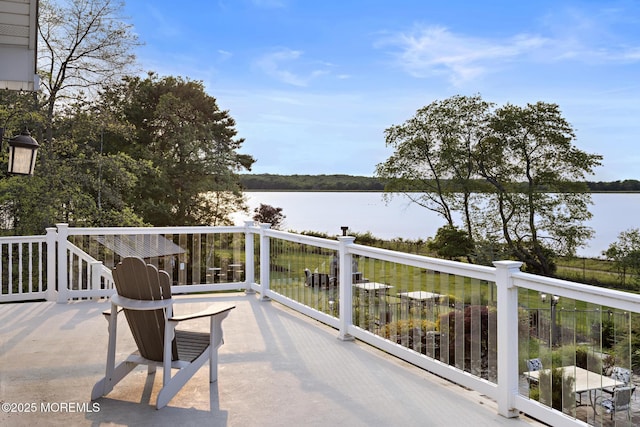 1413 Gully Rd, Wall, NJ 07719 - balcony featuring a water view