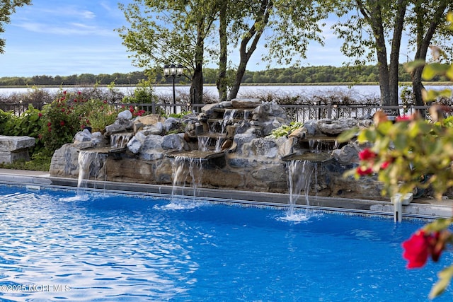 1413 Gully Rd, Wall, NJ 07719 - swimming pool featuring a water view