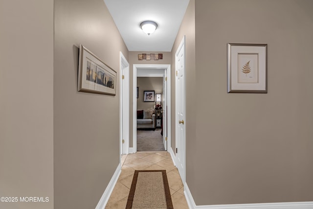 10 Cheryl Ln, Millstone, NJ 08510 - hall featuring light tile patterned floors and baseboards
