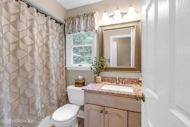 10 Cheryl Ln, Millstone, NJ 08510 - bathroom featuring vanity and a shower with shower curtain
