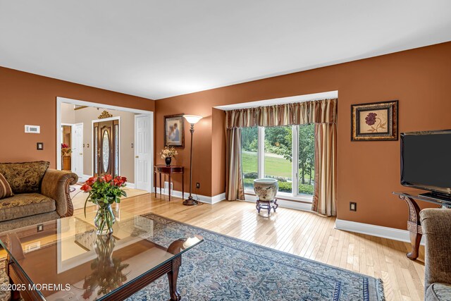 10 Cheryl Ln, Millstone, NJ 08510 - living area featuring light wood-style floors