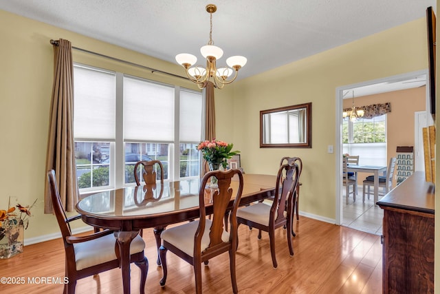 143 Sylvan Lake Blvd, Bayville, NJ 08721 - dining room featuring a chandelier and light wood finished floors