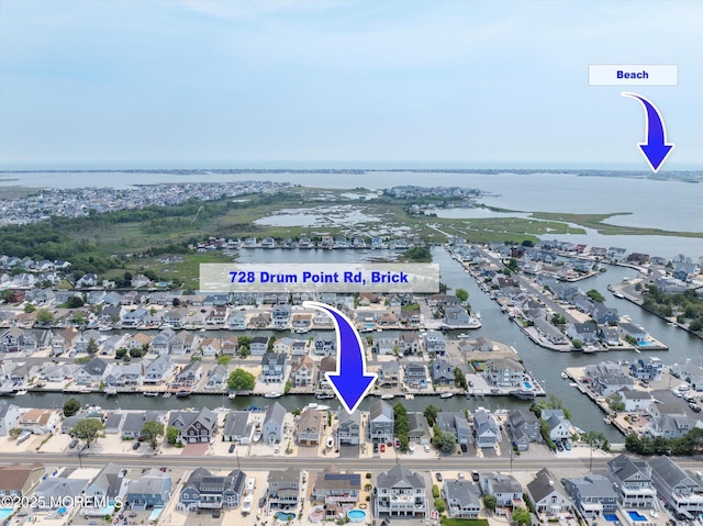 728 Drum Point Rd, Brick, NJ 08723 - view of property location featuring a nearby body of water and nearby suburban area