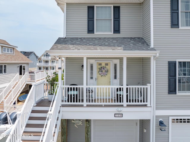 728 Drum Point Rd, Brick, NJ 08723 - view of front of house featuring a garage and stairs